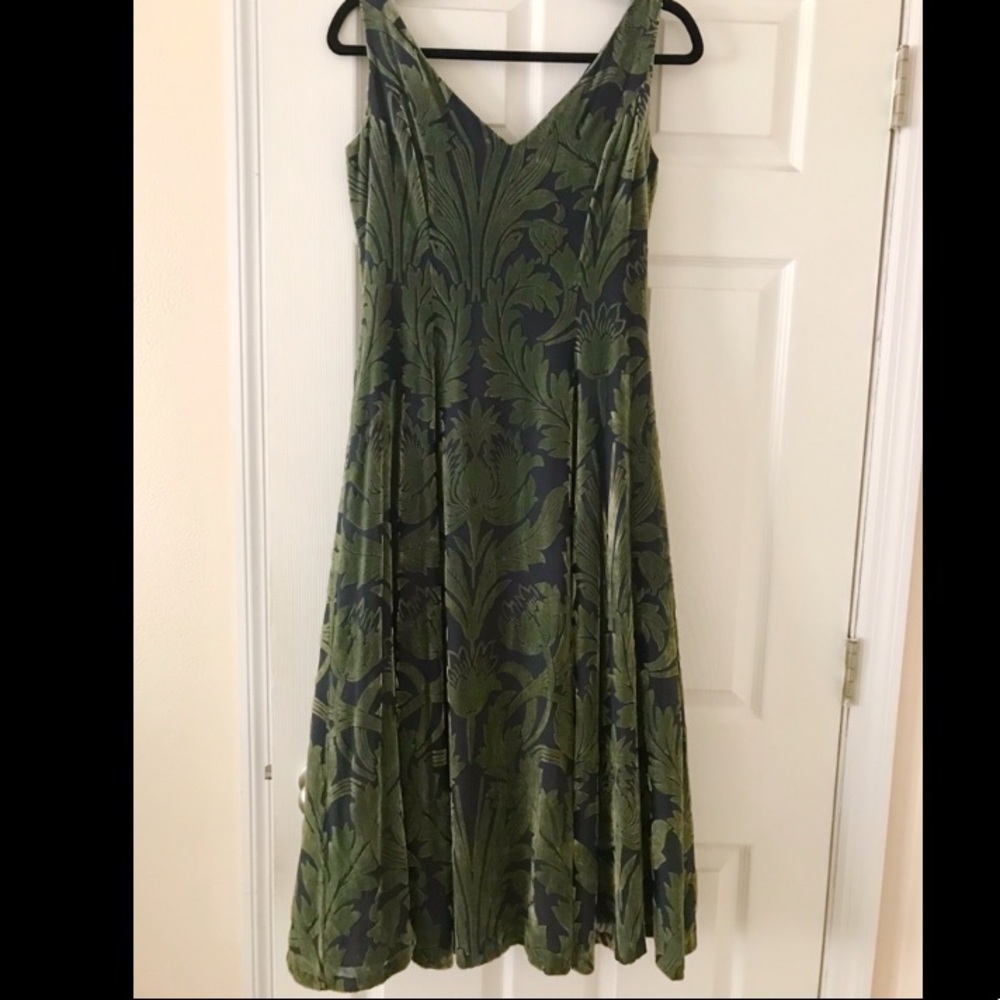 Velvet Winter Evening Gown